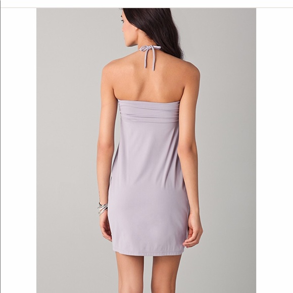 Susana Monaco Penny Dress in periwinkle. - Picture 3 of 8